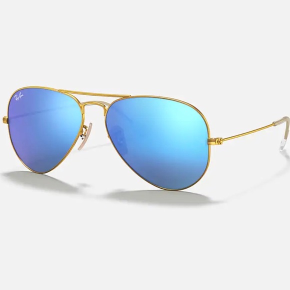Ray-Ban Accessories - Ray-Ban Aviator Flash Lenses (blue and gold)